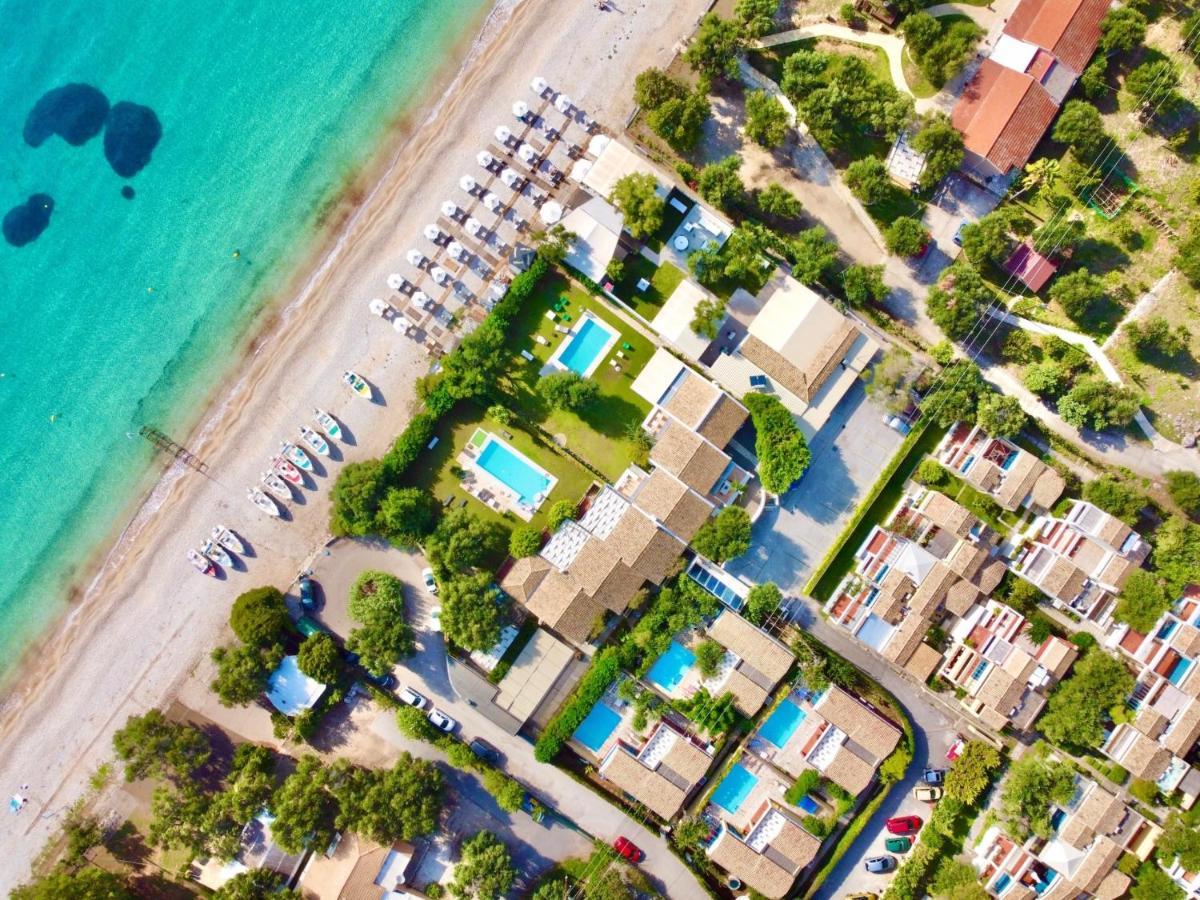 Barbati Beach Minivillas With Pool By Dadovillas Buitenkant foto